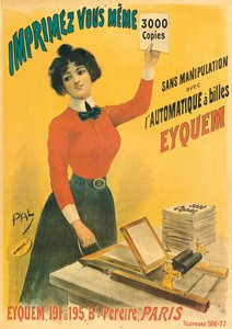 Affiche publicitaire pour les imprimeurs 